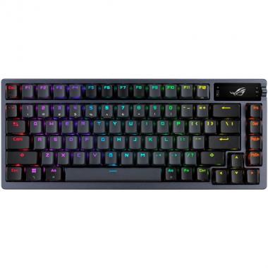 ASUS Keyboard ROG Azoth RGB 81key NX RD USB/WL/BT EN Black