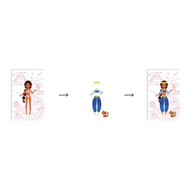 Janod Paper dolls - Fairy princesses