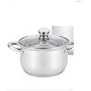 ARDESTO Casserole Gemini Gourmet, glass lid, 2.3 l, stainless steel