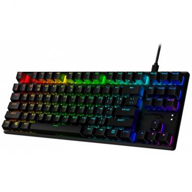 HyperX Клавіатура Alloy Origins Core PBT Aqua USB RGB ENG/RU Black