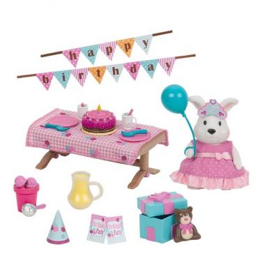 Li`l Woodzeez Playset - Birthday party