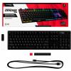 HyperX Клавіатура Alloy Origins Aqua USB RGB PBT ENG/RU, Black