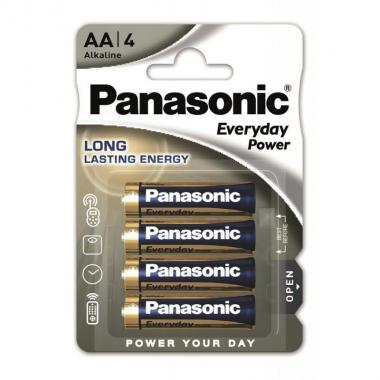 Panasonic Battery EVERYDAY POWER Alkaline AA blister, 4 pcs.