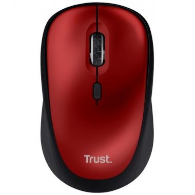 Trust Mouse Yvi+ Silent WL ECO RED