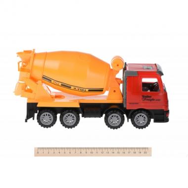 Same Toy Машинка інерційна Super Combination Бетонозмішувач (червона) із бульдозером