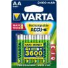 VARTA RECHARGEABLE ACCU AA 2400mAh BLI 4 NI-MH (READY 2 USE)