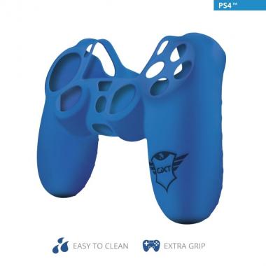 Trust Силиконовый чехол GXT 744B Rubber Skin для геймада PlayStation BLUE