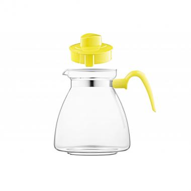 Termisil Maja teapot, 2100 ml, lime, borosilicate glass, plastic