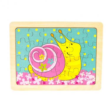 goki Wooden puzzle Snail Susibelle