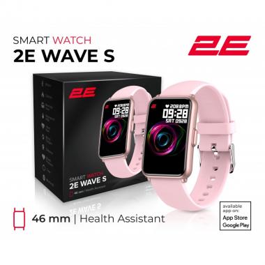 2E Смарт-годинник Wave S 46 mm Pink
