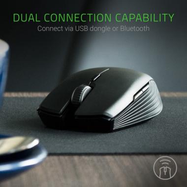 Razer Миша ігрова Atheris WL/BT Black