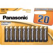 Panasonic Battery ALKALINE POWER Alkaline AA blister, 20 pcs.