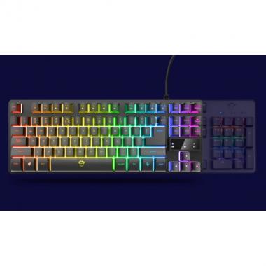 Trust Клавиатура игровая GXT 833 Thado TKL USB Black