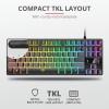 Trust Клавиатура игровая GXT 833 Thado TKL USB Black