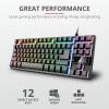 Trust Клавиатура игровая GXT 833 Thado TKL USB Black