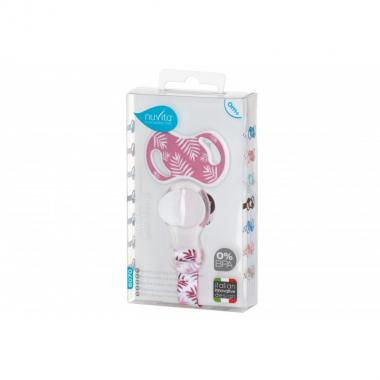 Nuvita Тримач пустушки з кільцем[NV6070PINKY]
