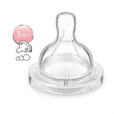 Avent Соска силиконовая Classic+[SCF635/27]