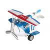 Same Toy Самолет металлический инерционный Aircraft со светом и музыкой (синий)