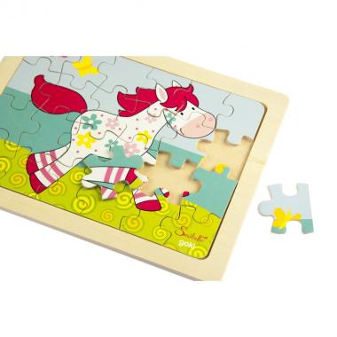 goki Wooden puzzle Horse Susibelle