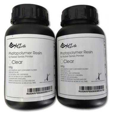XYZ printing Пляшка з фотополімером 2x500ml для Nobel, UV еластична