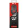 Trust Gaming mouse with Mouse pad BLACK