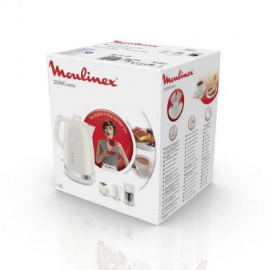 Moulinex Електрочайник Soleil , 1,7л, пластик, бежевий