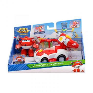 Super Wings Ігровий набір Super Wings Supercharge Articulated Action Vehicle Jett, Джет