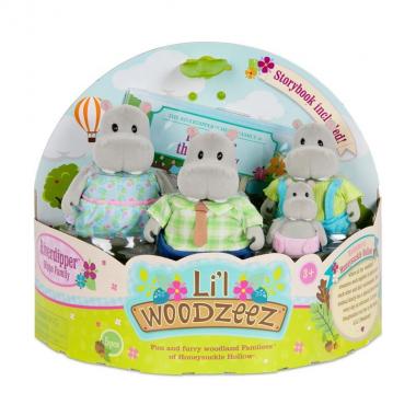 Li`l Woodzeez Набір фігурок Сім'я Бегемотів