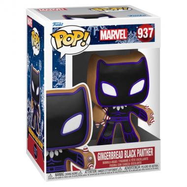 Funko Коллекционная фигурка Funko POP! Bobble Marvel Holiday Gingerbread Black Panther 50662