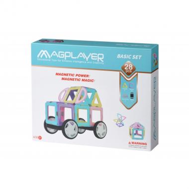 MagPlayer Конструктор магнитный набор 28 эл. (MPH2-28)