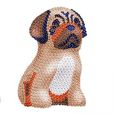 Sequin Art Набор для творчества 3D Большой Лили Мопс