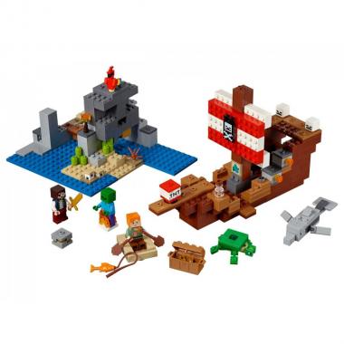 LEGO Конструктор Minecraft Приключения на пиратском корабле 21152