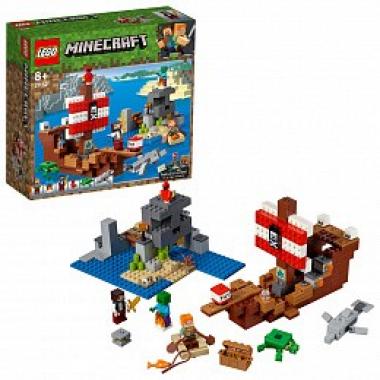 LEGO Конструктор Minecraft Приключения на пиратском корабле 21152