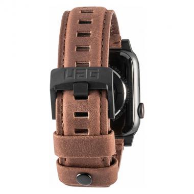 UAG Leather Strap для Apple Watch 44/42[Brown]