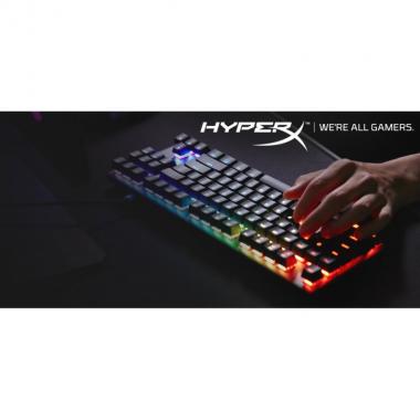 HyperX Клавиатура игровая Alloy Origins Core Red USB RGB RU, Black