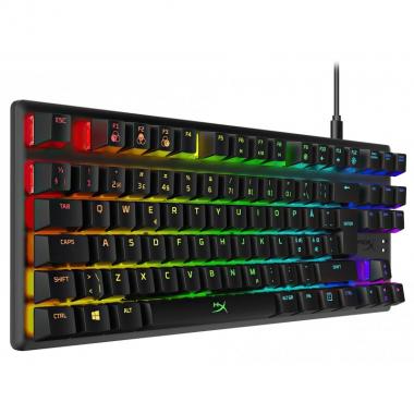 HyperX Клавиатура игровая Alloy Origins Core Red USB RGB RU, Black