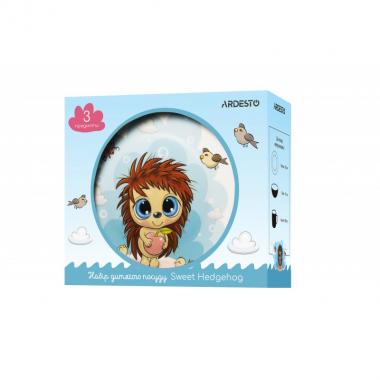 ARDESTO Набір дитячого посуду Sweet hedgehog 3 пр., порцеляна