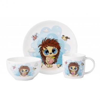 ARDESTO Набір дитячого посуду Sweet hedgehog 3 пр., порцеляна