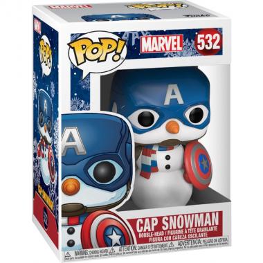 Funko Колекційна фігурка Funko POP! Bobble: Marvel: Holiday: Capt America 43335