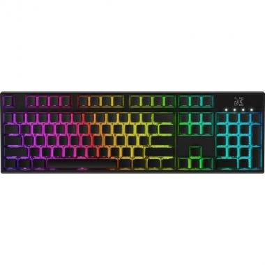 Dream Machines Gaming keyboard DreamKey Red USB RGB EN, Black