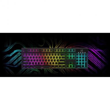 Dream Machines Gaming keyboard DreamKey Red USB RGB EN, Black