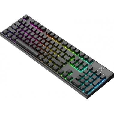 Dream Machines Gaming keyboard DreamKey Red USB RGB EN, Black