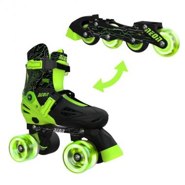 NEON Ролики COMBO SKATES Салатовий (Размер 34-37)