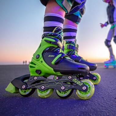 NEON Ролики COMBO SKATES Салатовий (Размер 34-37)