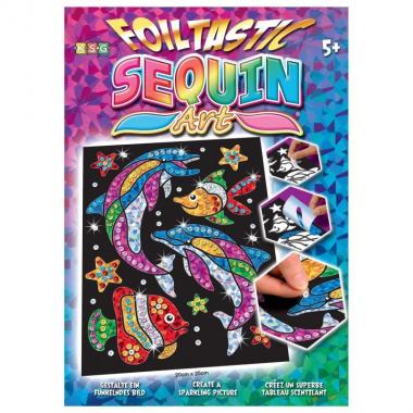Sequin Art Набор для творчества FOILTASTIC Dolphins
