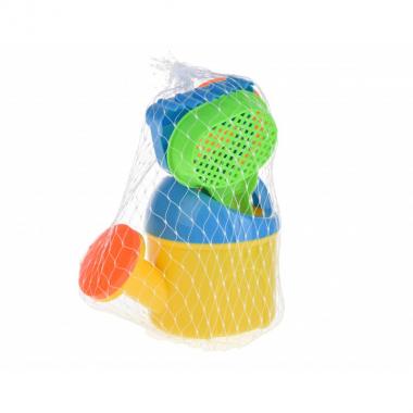 Same Toy Sand playing set - Watering can (yellow) (4 pcs.)