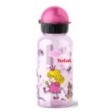 Tefal Детская бутылка для питья Drink2go Tritan 0,4 л[розовая/декор Принцесса ]
