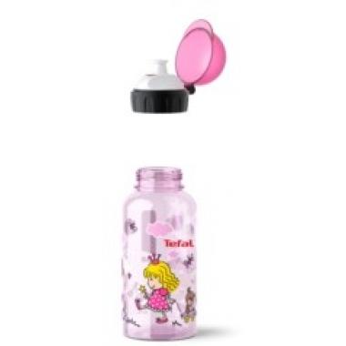 Tefal Детская бутылка для питья Drink2go Tritan 0,4 л[розовая/декор Принцесса ]