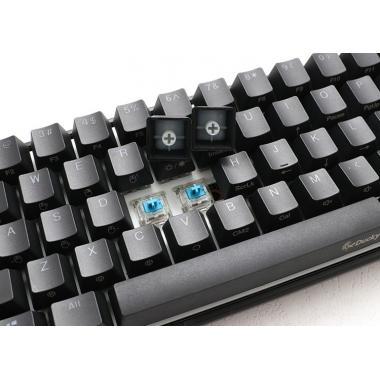 Ducky Mecha Mini[Cherry Red, RGB LED, UA/RU, Aluminium Black case]