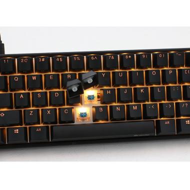 Ducky Mecha Mini[Cherry Red, RGB LED, UA/RU, Aluminium Black case]
